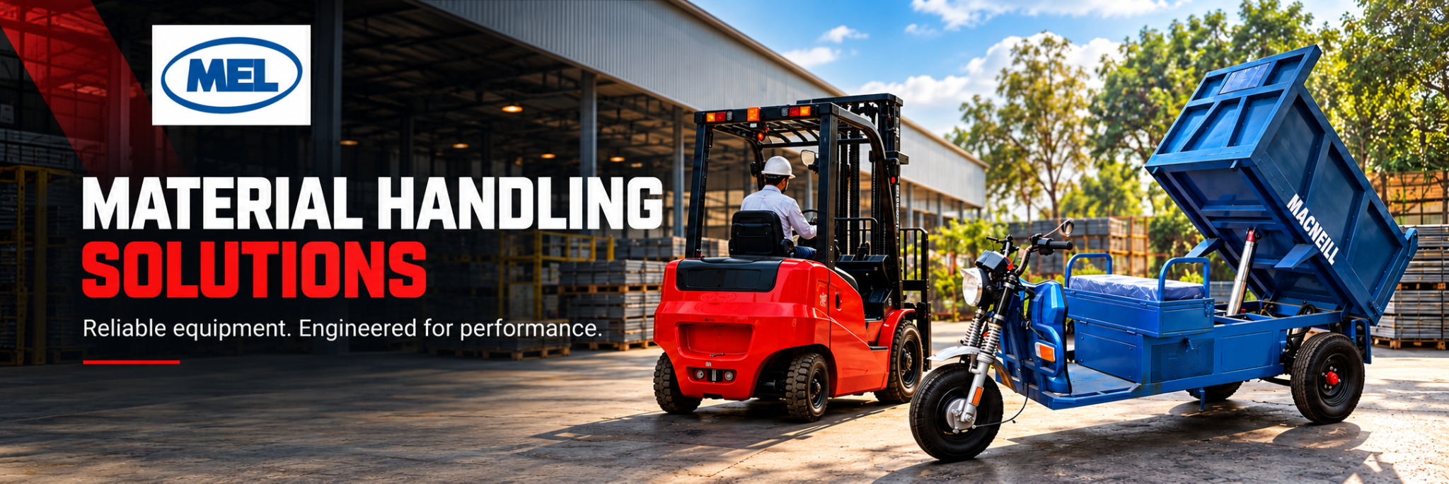 Macneill Engineering Limited material handling equipment range